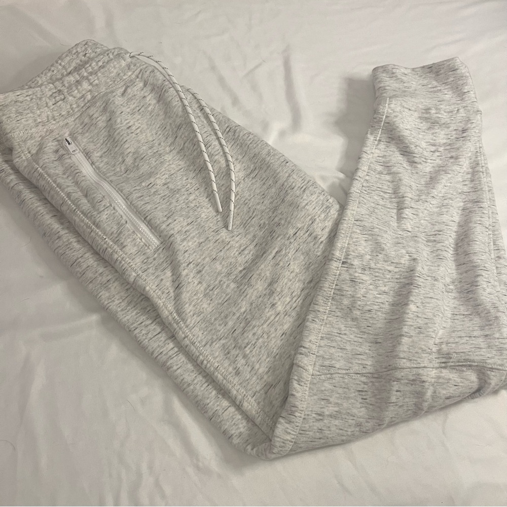 American Eagle Jogger Sweatpants Heather Gray Drawstring Lounge Athleisure Med